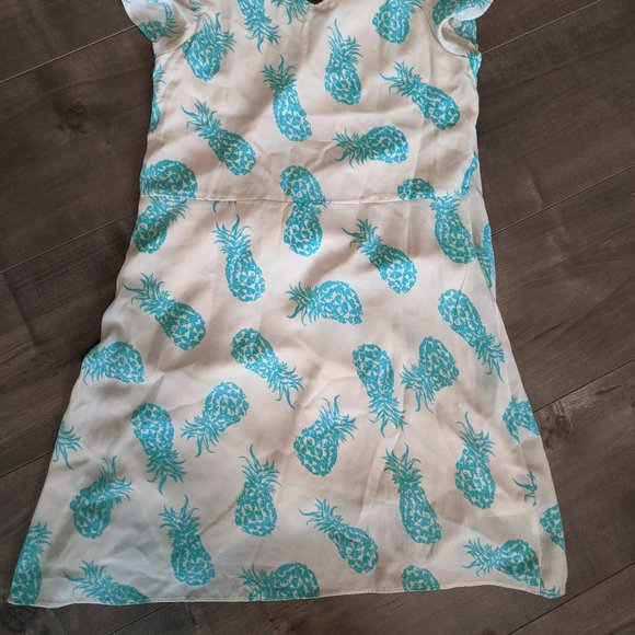 Design Lab Pineapple Print Wrap Dress - Picture 6 of 7